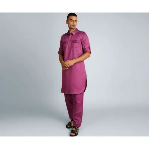 Image of Symbol Men's Cotton Kurta Pyjama Set