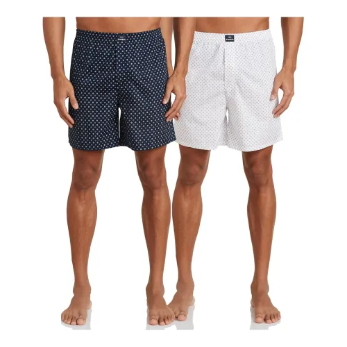 Image of Symbol Men's Cotton Printed Boxers (2-Pack)