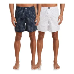 Symbol Mens Cotton Printed Boxers (2-Pack)