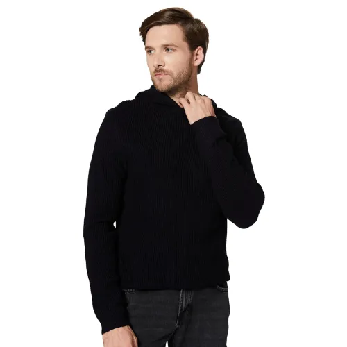 Image of Symbol Men's Hooded Acrylic Sweater