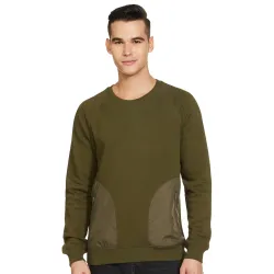 Amazon Brand - Symbol Men Cotton Rich Heavy Weight Crew Neck Sweatshirt (Regular Fit)