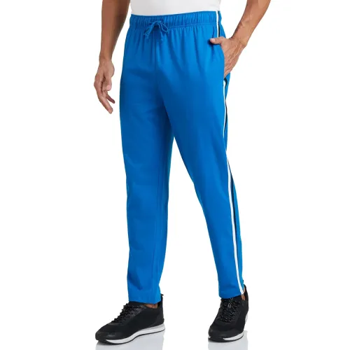 Image of Amazon Brand - Symbol Men's Cotton Rich Strechable Knit Track Pants - Regular Fit