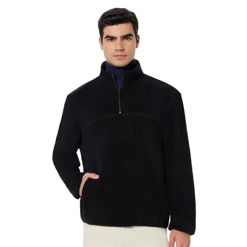 Image of Symbol Men's Polar Fleece Half-Zip Relaxed Fit Sweatshirt