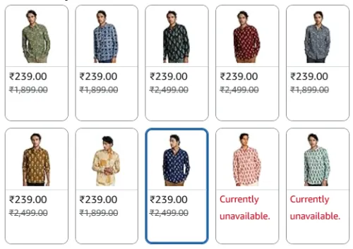 Image of Symbol Men’s Solid Cotton Ethnic Shirt