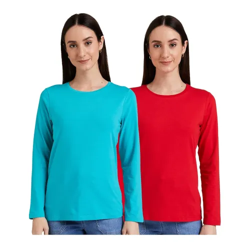 Image of Amazon Brand Symbol Women's Cotton T-Shirts – Pack of 2