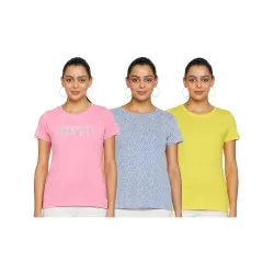 Symbol Women’s Cotton T-Shirt – Pack of 4