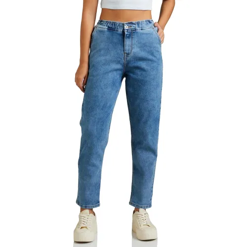 Image of Symbol Women’s Mid-Rise Ankle-Length Tapered Jeans