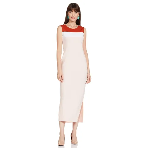 Image of Symbol Women’s Crepe Bodycon Maxi Dress
