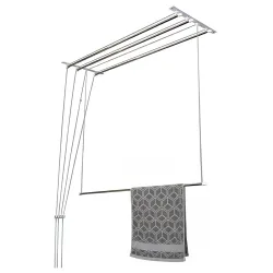 Synergy Stainless Steel Ceiling Cloth Dryer for Balcony 4 Pipes x 6 Feet -