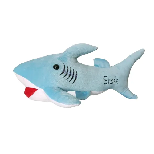 Image of Synlark Shark Soft Plush Toy – 42cm, Blue