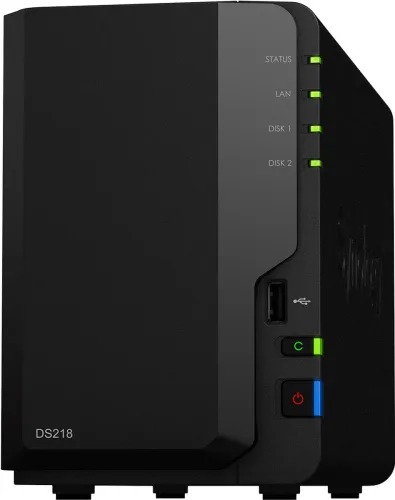 Image of Synology DiskStation DS218 2-Bay External Hard Disk Drive Black
