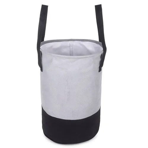 Image of SYNTUS Round Non Woven Reusable Waterproof Foldable Laundry or Organizer Bag, Toy Storage Bag With 45 Liter Capacity Pac