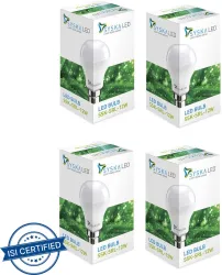 Syska 12 W Basic Standard B22 LED Bulb (White, Pack of 4)