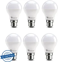 Syska 5 W Basic Standard B22 LED Bulb (White, Pack of 6)