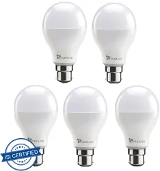 Syska 5 W Basic Standard B22 LED Bulb (White, Pack of 5)