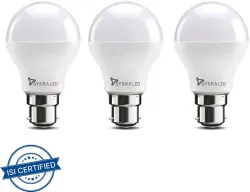 Syska 7 W Basic Standard B22 LED Bulb  (White, Pack of 3)