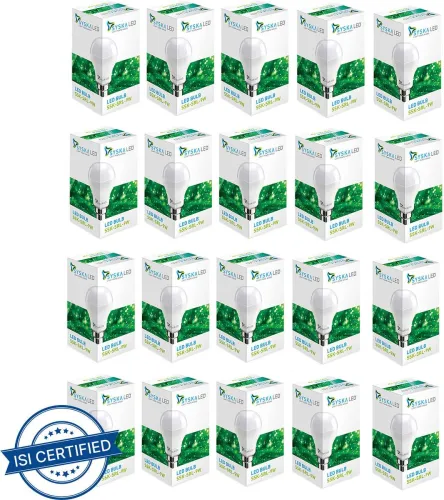 Image of Syska 9 W Basic Standard B22 LED Bulb  (White, Pack of 20)