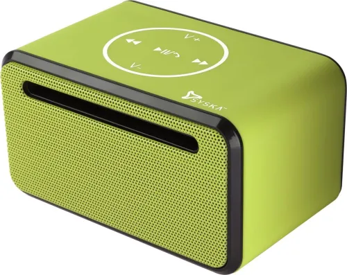 Image of Syska KTS38 Portable Bluetooth Speaker  (Green, Mono Channel)