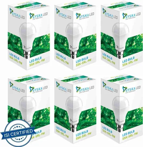 Image of Syska LED Bulb 9W pack of 6