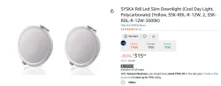 SYSKA Rdl Led Slim Downlight