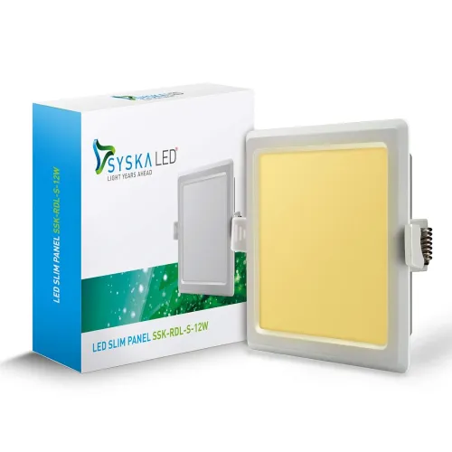 Image of SYSKA (RDL-S-12W 3000K Yellow Led Slim Downlight