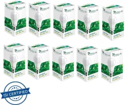 Syska 9 W Basic Round B22 LED Bulb (White, Pack of 10)