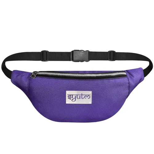 Image of Syutm Unisex Waist Pack with Adjustable Strap (Purple Dotted)