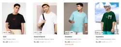 SZN Men Printed Oversized T-shirt