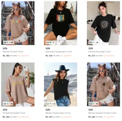 Szn Womens Tshirts @ Minimum 80% Discount