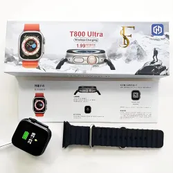 T800 Ultra Smart Watch with Wireless Charging 1.99 Inch Infinite Display