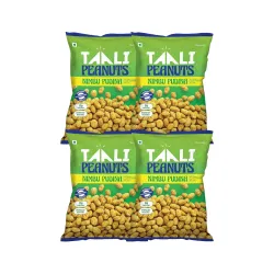 Taali Roasted Peanuts - Nimboo Pudina(Pack of 4 x 140 gms)