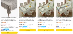 Table covers starting @ ₹169