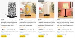 Table Lamps @ Starting ₹207