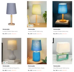 Tablelamp @ Flat 90% Discount | Starting ₹270