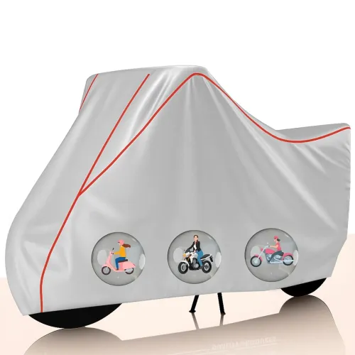 Image of Taffeta Bike Cover Premium Waterproof, Dustproof & UV Protected Two-Wheeler Body Shield | Heavy-Duty, All-Weather Protec