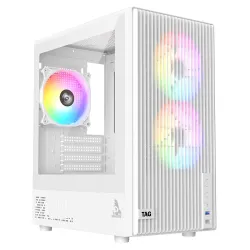 TAG Gamerz EVA Mid-Tower PC Case (White)