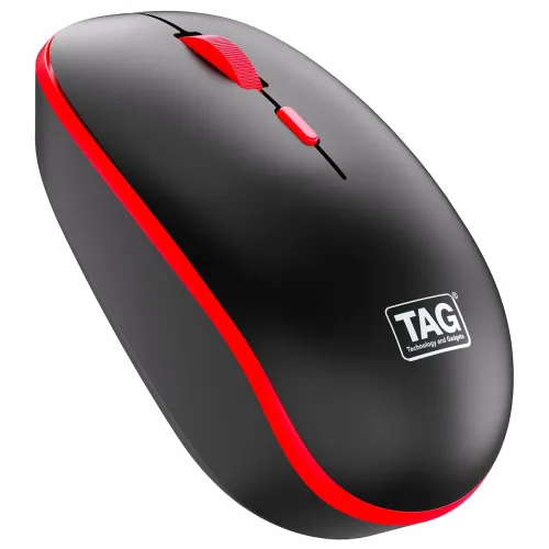 Image of TAG WM500 Wireless Mouse Black Red