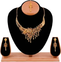 TAGADO Brass Gold Jewel Set