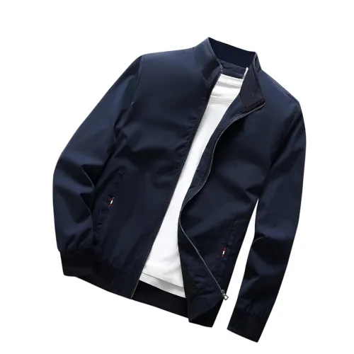 Image of TAGAS Men’s Regular Fit Casual Zip-Up Jacket