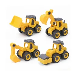 Take Apart Car Toy Set for Kids 3+ (Pack of 4 Cars)