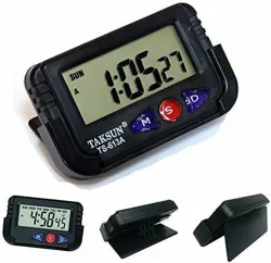 TAKSUN Digital Black Clock