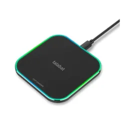 Talabat Wireless Charger, 15W Max Charging Square Pad