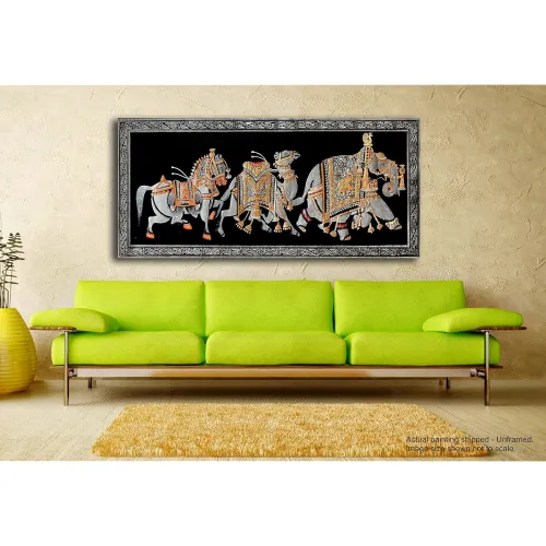 Image of Tamatina Rajasthani Canvas Painting