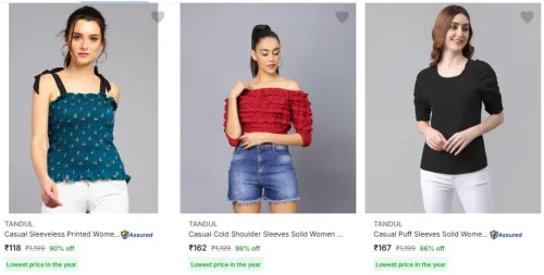 Image of Tandul Women's Top Upto 90% Discount | Starting @ ₹118 