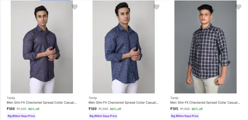 Image of Tanip Men's Shirts upto 86% Discount