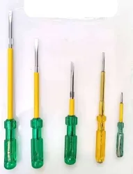TAPARIA Flat Head Combination Screwdriver Set (Pack of 10)