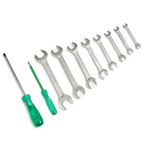 Image of Taparia Tk-080 Dep08, 815, H905 Screwdriver 2 In 1, Linetester, Spanner Set, 8 Pc, Silver