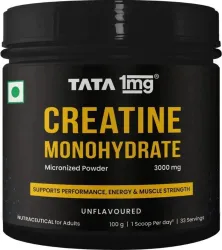 TATA 1mg Creatine Monohydrate 2X Micronized | 100g