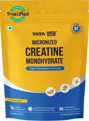 TATA 1mg Monohydrate 2X Micronized Zero Calories Fast Absorption Creatine