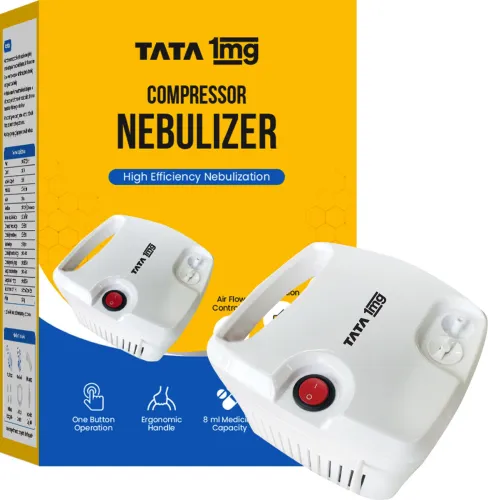 Image of TATA 1mg NB-03 Compact Nebulizer (White)